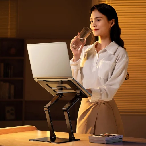 Wozinsky WRS-CPY75DSB Laptop Állvány Alumínium - Fekete - 9