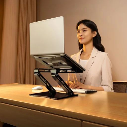 Wozinsky WRS-CPY75DSB Laptop Állvány Alumínium - Fekete - 10