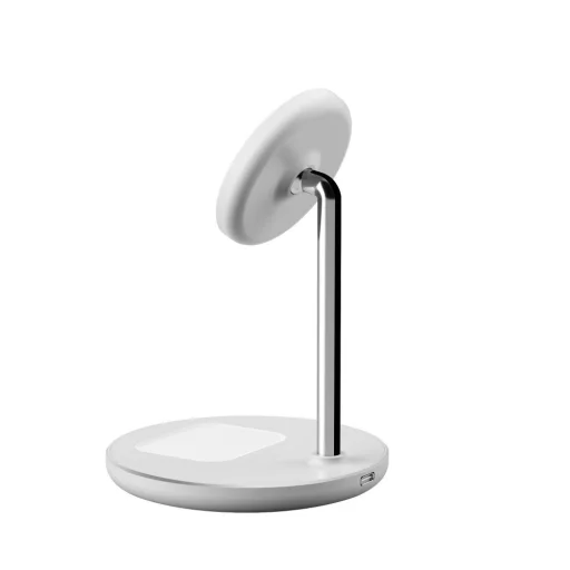 Tech-protect Qi15w-a39 2in1 Mágneses Magsafe Vezeték Nélküli Töltő Fehér - 5