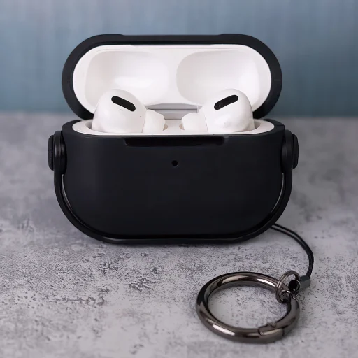 Fekete AirPods Pro 2 tok - 5