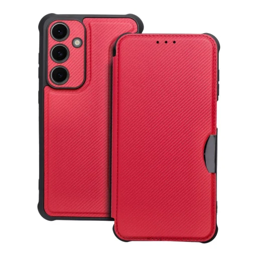 RAZOR fliptok Samsung Galaxy S24 FE piros tok - 1