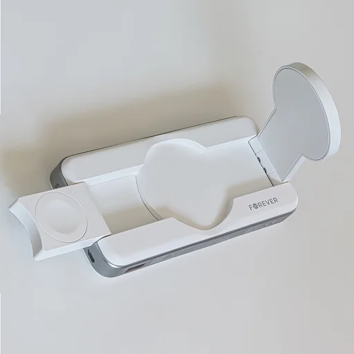 Forever vezeték nélküli powerbank MATB-300 10000 mAh 3in1 fehér - 14