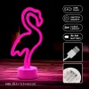 Neon LED állvánnyal FLAMINGO rózsaszín USB-C FSC-11 Forever Light thumbnail