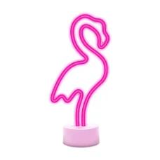 Neon LED állvánnyal FLAMINGO rózsaszín USB-C FSC-11 Forever Light