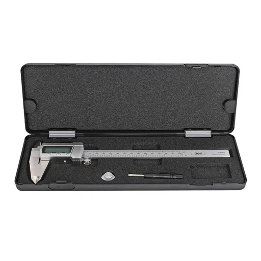 Vernier tolómérő Deli Tools EDL91200, 0-200mm, ± 0,01mm - 2