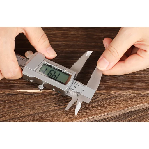 Vernier tolómérő Deli Tools EDL91200, 0-200mm, ± 0,01mm - 5