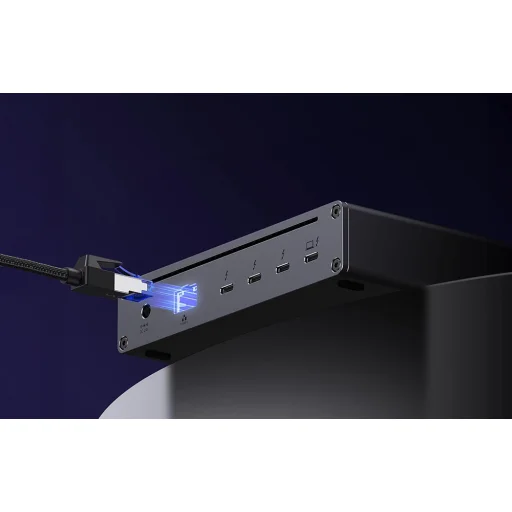 Ugreen Revodok Max 208 dokkoló állomás, 4x Thunderbolt 4, 3x USB, RJ45, DC 140W - 3