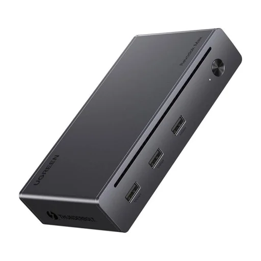 Ugreen Revodok Max 208 dokkoló állomás, 4x Thunderbolt 4, 3x USB, RJ45, DC 140W - 1