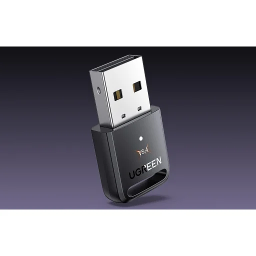 Adapter / vevő USB Bluetooth 5.4 Ugreen CM748, LED, hatótáv 20m (fekete) - 2