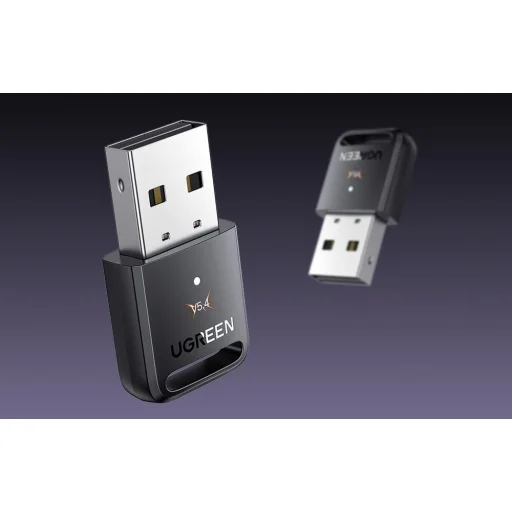 Adapter / vevő USB Bluetooth 5.4 Ugreen CM748, LED, hatótáv 20m (fekete) - 7