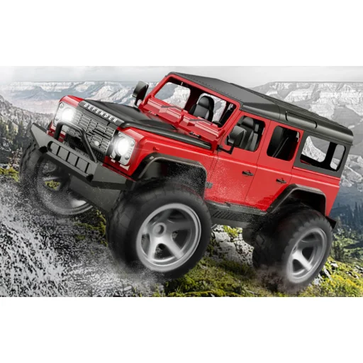 RC távirányítós autó 1:14 Double Eagle (piros) Land Rover Defender E362-003 - 6
