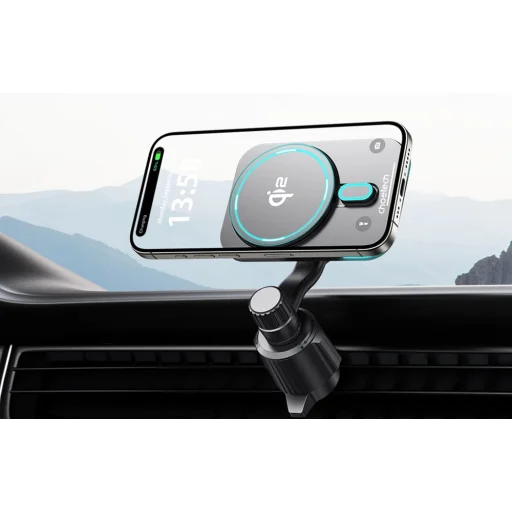 MagLeapWirdess autós töltő Choetech Qi2 15W Magsafe szellőzőre - 2