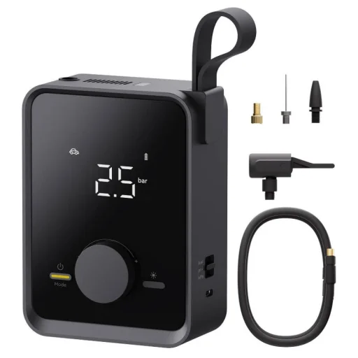 Mini autós kompresszor HOTO Air Pump PRO QWCQB003 - 1