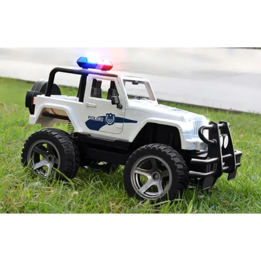 Távirányítós autó 1:12 Double Eagle (fehér) Jeep (Rendőrség) E550-003 - 6