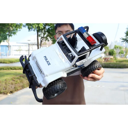 Távirányítós autó 1:12 Double Eagle (fehér) Jeep (Rendőrség) E550-003 - 7