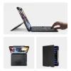 Dux Ducis DK Series Bluetooth billentyűzetes fliptok Apple iPad Air 4/5/iPad Pro 11 (2018/2020/2021/2022) - Fekete tok thumbnail