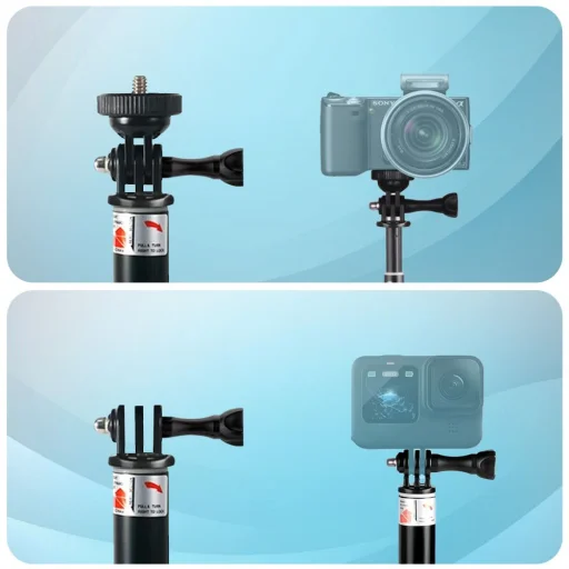Tech-protect Ga100 Monopod & Selfie Bot Gopro / Dji Fekete - 2