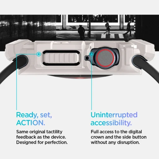  Apple Watch 10/11 (46 MM) Dune Beige SPIGEN Rugged Armor tok - 14