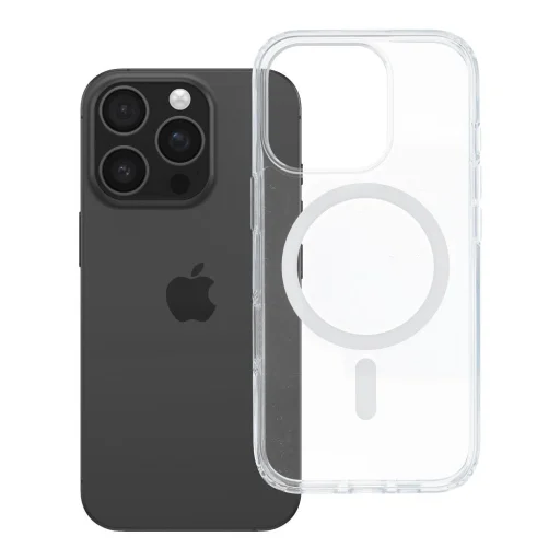 Clear Elite Mag átlátszó tok antiyellowing kompatibilis Camera Control gombbal és MagSafe az iPhone 16 Pro-hoz - 10