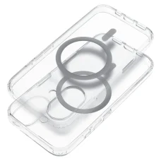 Clear Elite Mag tok antiyellowing kamera vezérlőgombbal és MagSafe kompatibilitással iPhone 16-hoz, átlátszó