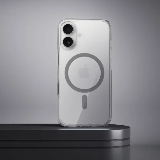 Clear Elite Mag tok antiyellowing kamera vezérlőgombbal és MagSafe kompatibilitással iPhone 16-hoz, átlátszó - 4