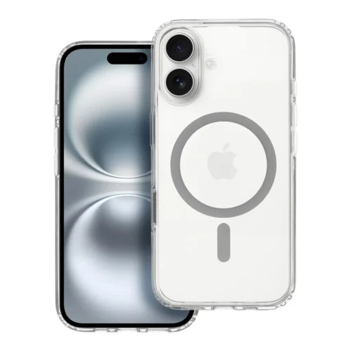 Clear Elite Mag tok antiyellowing kamera vezérlőgombbal és MagSafe kompatibilitással iPhone 16-hoz, átlátszó - 1