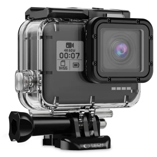 Tech-protect Ga200 Vízálló Tok Gopro Hero 5 / 6 / 7 áttetsző - 1