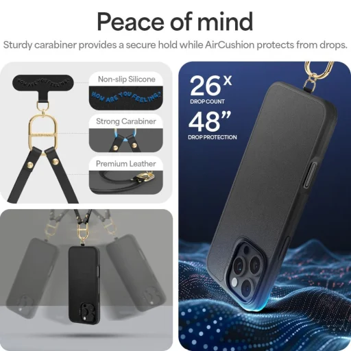  iPhone 16 Pro Max Fekete Spigen Cyrill Kajuk Classic Charm Mag Magsafe tok - 10