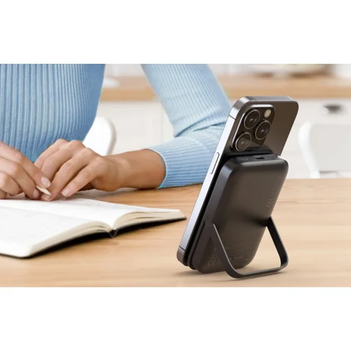 Choetech B742 5000mAh 20W PD mágneses powerbank tartóval (fekete) - 3