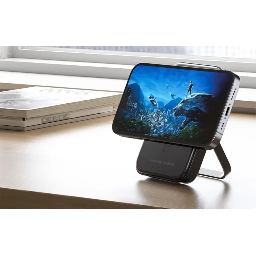 Choetech B742 5000mAh 20W PD mágneses powerbank tartóval (fekete) - 6