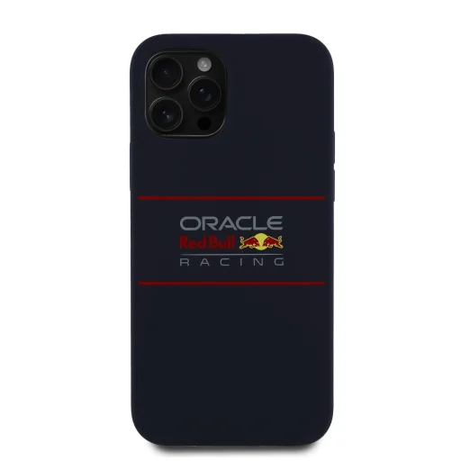 Red Bull Szilikon Vízszintes Logó MagSafe iPhone 12/12 Pro tok Navy - 3