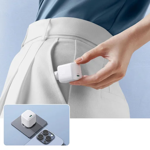 Joyroom JR-TCG08 GaN 20W Hálózati Gyors Töltő - Fehér - 13