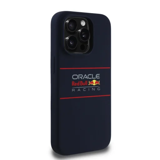 Red Bull Szilikon Vízszintes Logo MagSafe tok iPhone 15 Pro Max Navy - 4