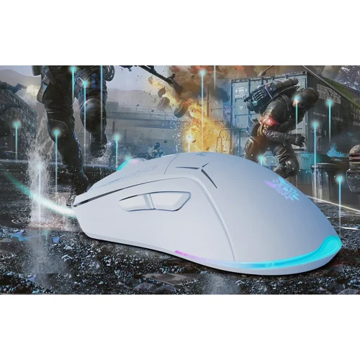 Onikuma Vezetékes Játék Egér CW917 Fehér - 3