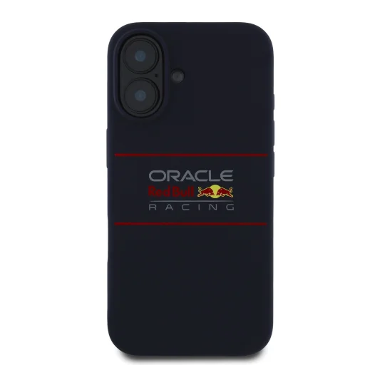 Red Bull Szilikon Vízszintes Logó MagSafe iPhone 16 tok Navy tok - 3