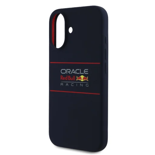 Red Bull Szilikon Vízszintes Logó MagSafe iPhone 16 tok Navy tok - 5
