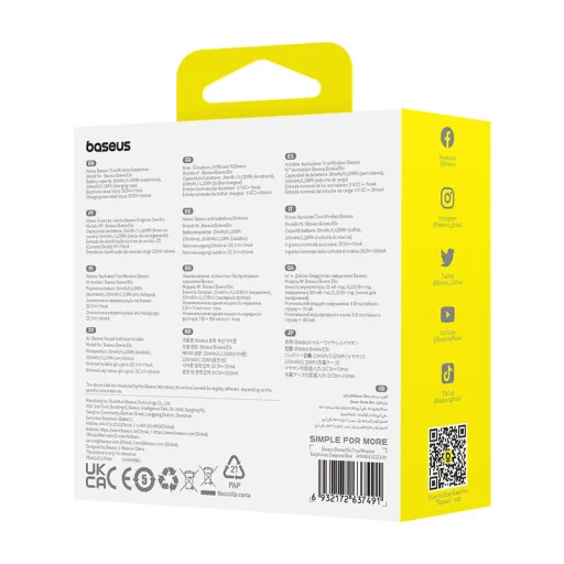 Baseus Bowie E5x TWS fülhallgató (kék) - 9