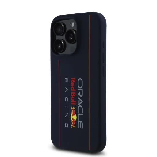 Red Bull Szilikon Függőleges Logó MagSafe Tok iPhone 16 Pro Max Navy - 2