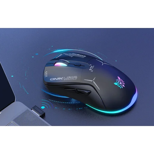 Onikuma Vezeték Nélküli Játék Egér CW917 Fekete - 7