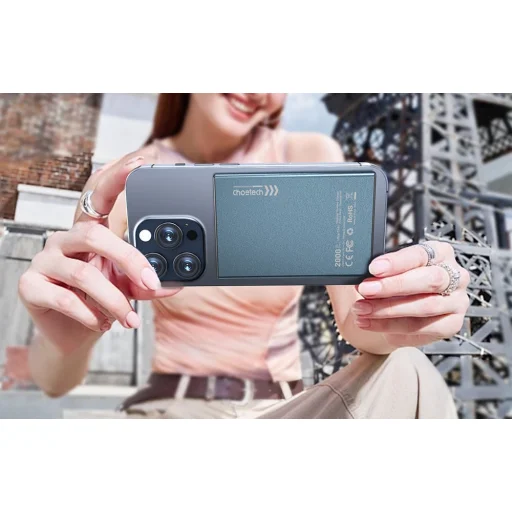 Powerbank Choetech B708 2000mAh vékony (fekete) - 1