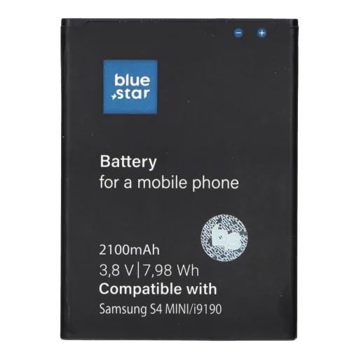 BLUE STAR PREMIUM akkumulátor SAMSUNG S4 Mini I9190 / Ace 4 G357 2100 mAh-hoz - 1