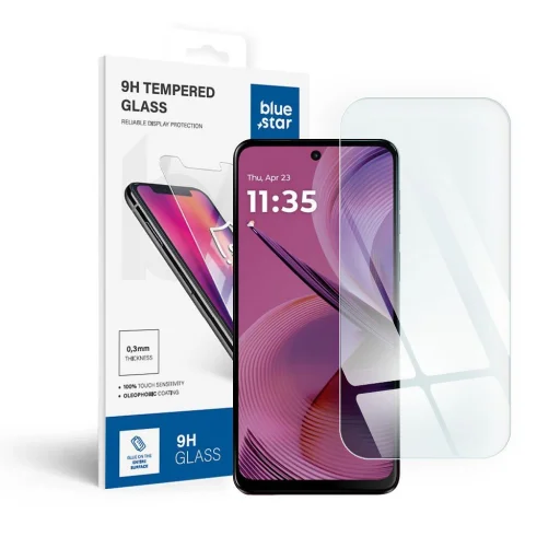 Blue Star edzett üvegfólia - Motorola G55 üvegfólia - 5