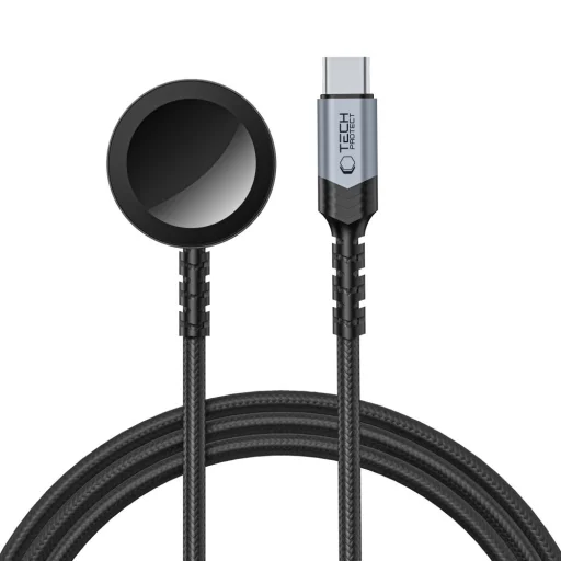 Tech-protect Mc01 Ultraboost Mágneses Töltő Type-c Kábel 120 Cm Apple Watch Fekete - 1