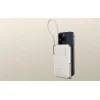 Magnetic Powerbank Choetech B735 10000mAh 20W PD + USB-C kábel (fehér) - 5