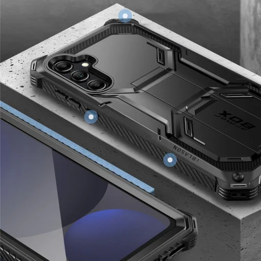  Samsung Galaxy S24 FE fekete SUPCASE IBLSN ARMORBOX tok - 4