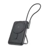 Choetech B735 mágneses powerbank 10000mAh 20W PD + USB-C kábel (fekete) - 1