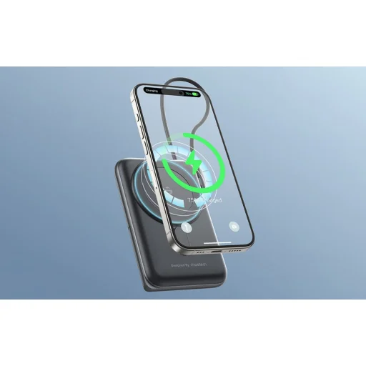 Choetech B735 mágneses powerbank 10000mAh 20W PD + USB-C kábel (fekete) - 6