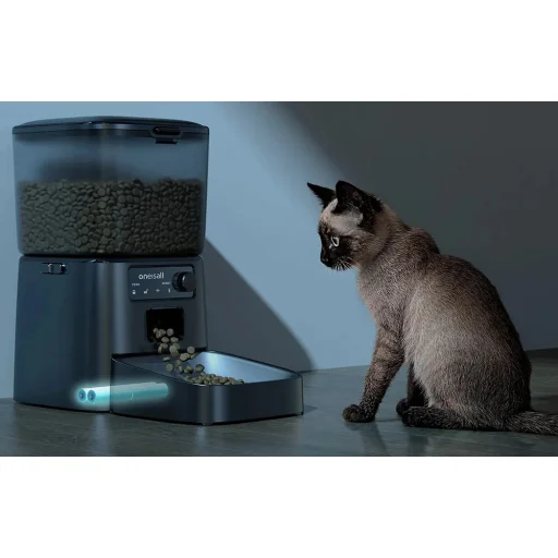 Oneisall PFD001 Pro intelligens állateledel-adagoló (fekete) - 2