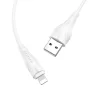 Borofone Cable BX18 Optimal - USB Lightning kábel - 2A 1 méter fehér thumbnail