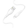 Borofone Cable BX18 Optimal - USB Lightning kábel - 2A 1 méter fehér thumbnail